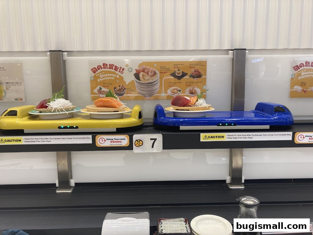 Genki Sushi: Delicious Sushi Delivered by Train!