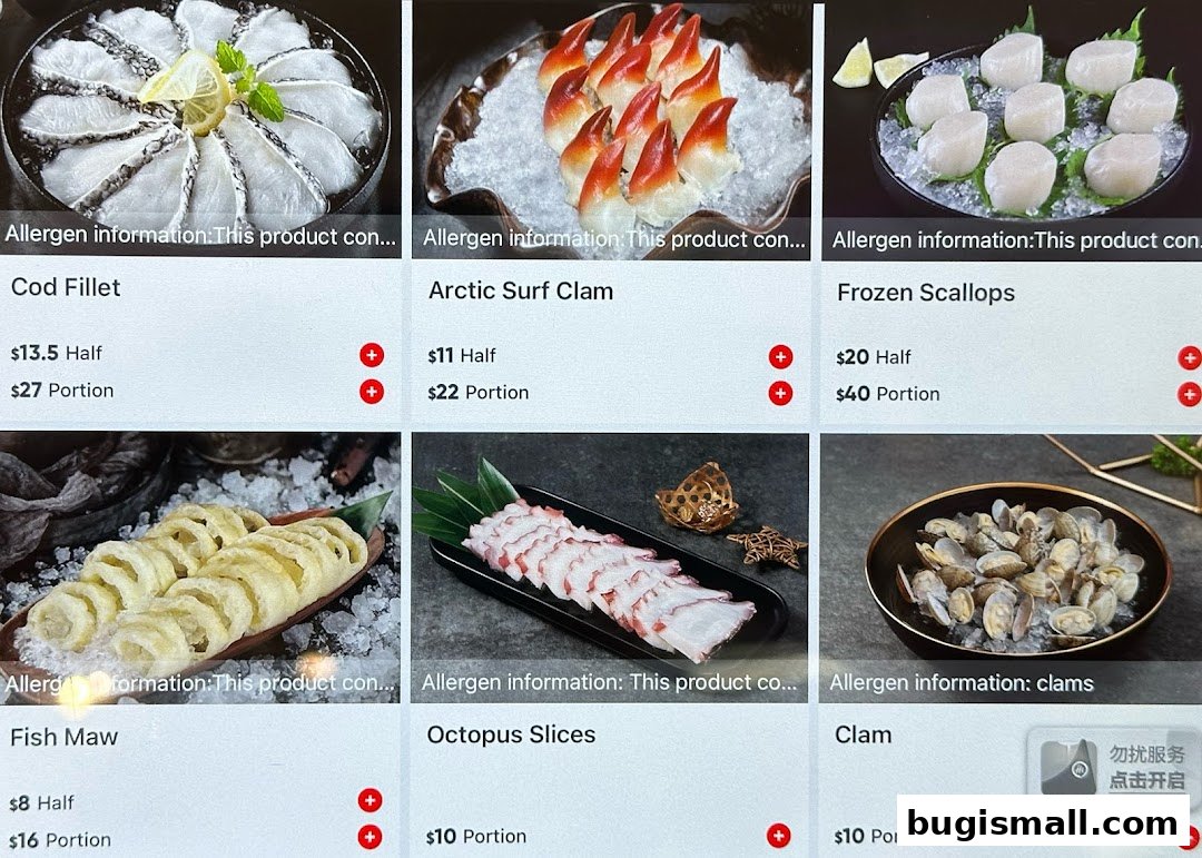 Haidilao Hot Pot: Fresh Seafood Delights!