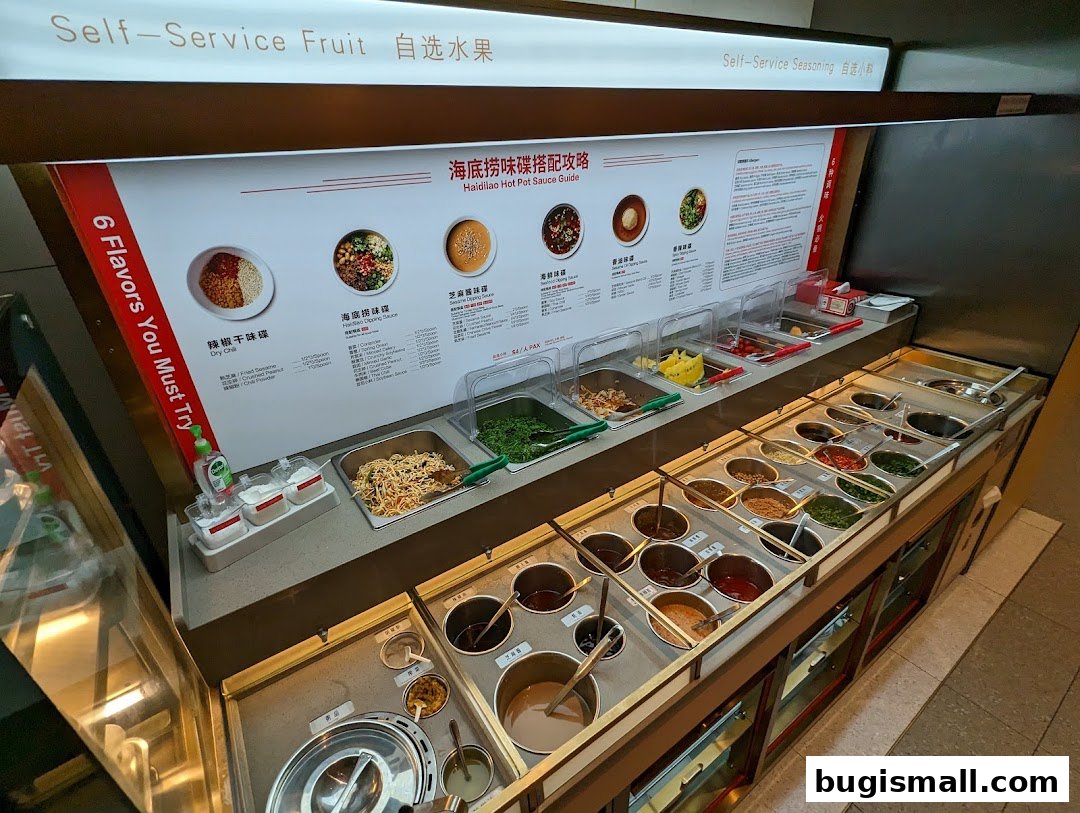 Create Your Perfect Hot Pot Sauce at Haidilao!
