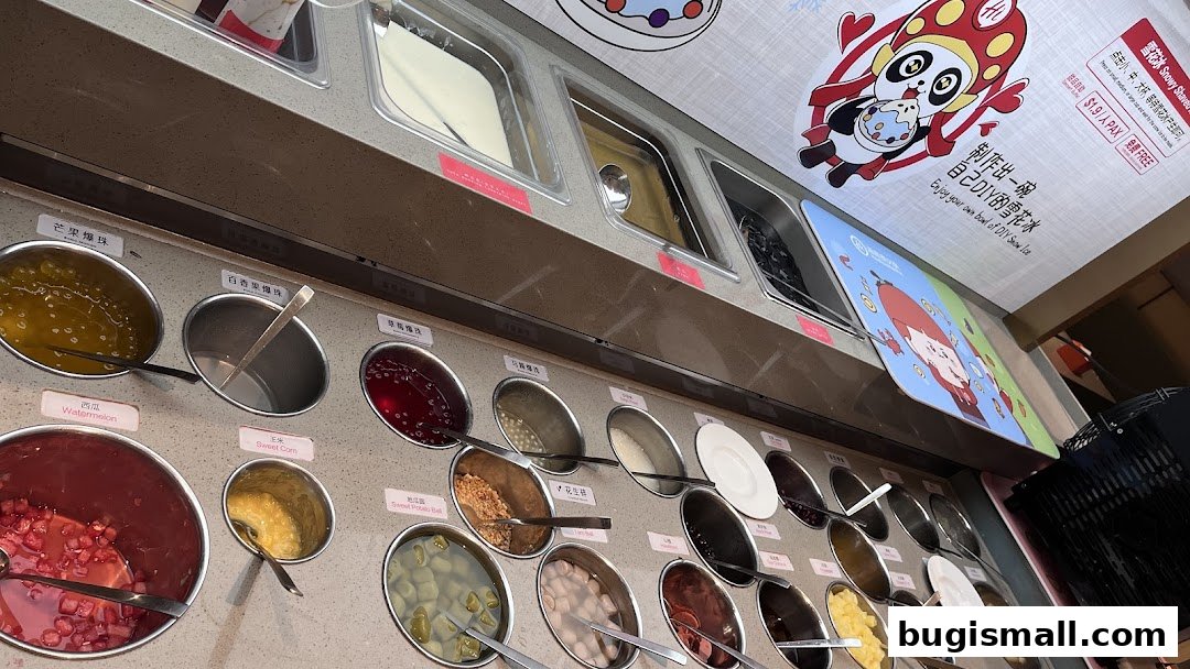 DIY Snow Ice Toppings Bar