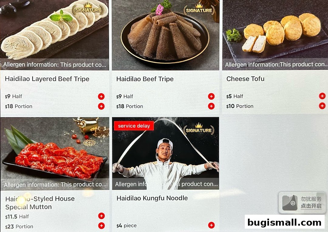 Savor Haidilao's Signature Hot Pot Delights!