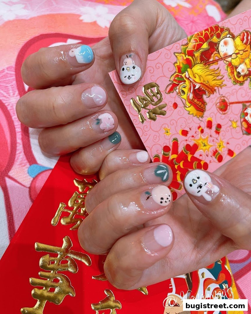 Adorable Nail Art Designs by Hanah Nails