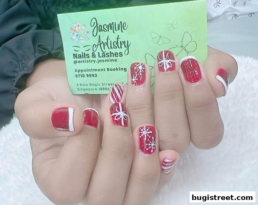 Festive Nail Art by Jasmine Artistry
