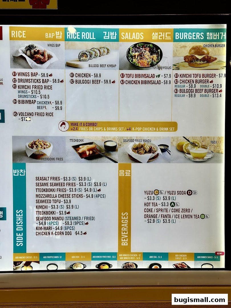 JINJJA Chicken Menu: Delicious Korean Fried Chicken & More!