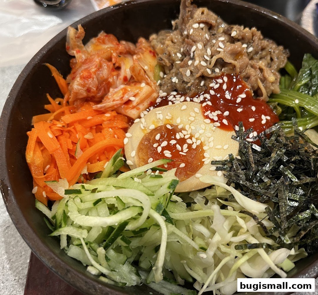 Authentic Korean Bibimbap at JINJJA Chicken!