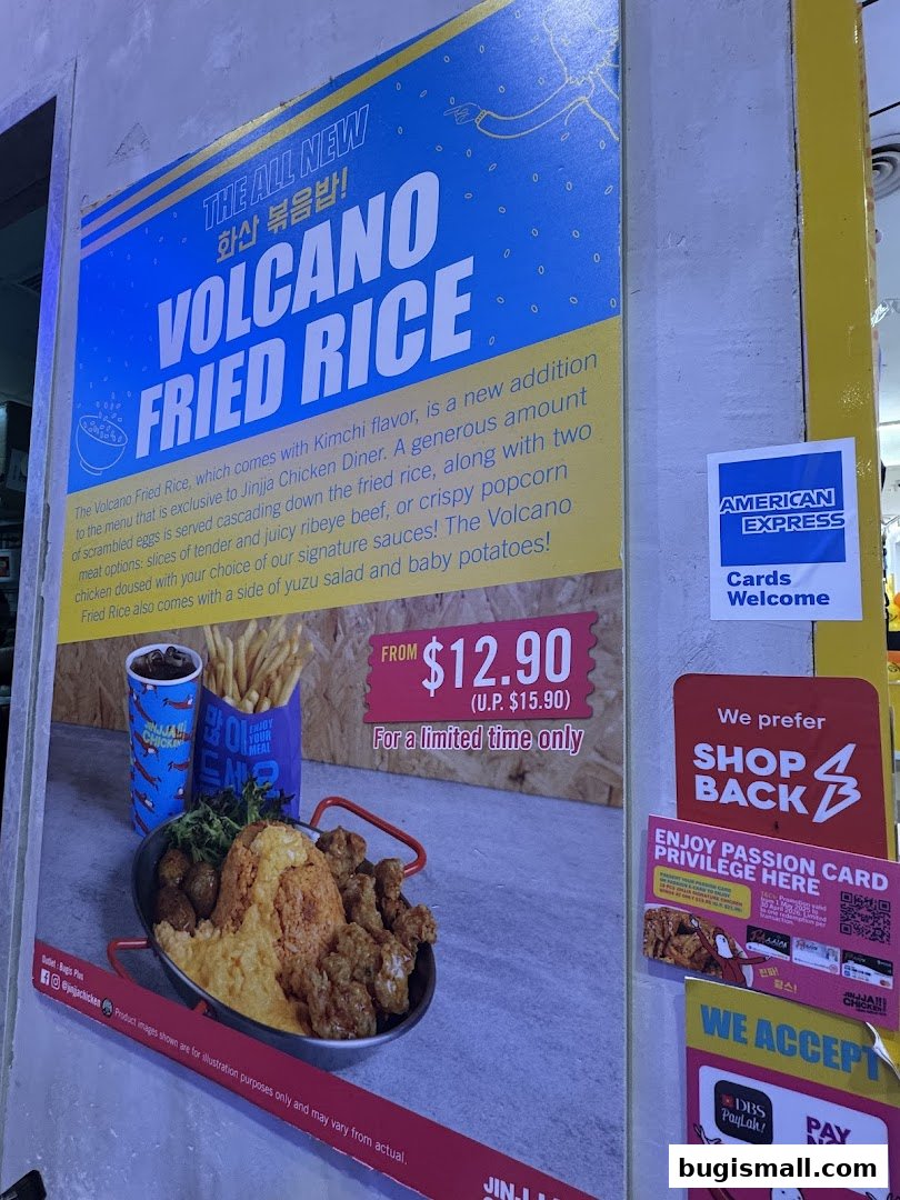 Jinjja Chicken's Fiery Volcano Fried Rice!
