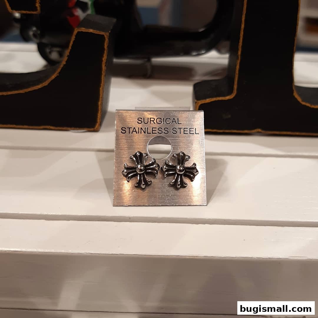 Stylish Cross Earrings: Surgical Stainless Steel