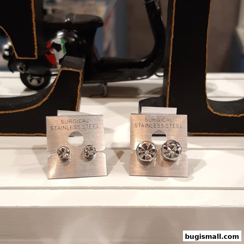 Sparkling Surgical Steel Earrings for Sale
