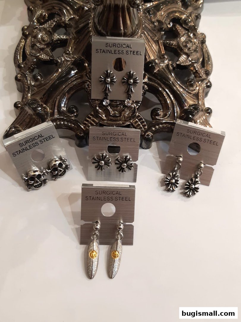Edgy Stainless Steel Earrings for a Bold Look