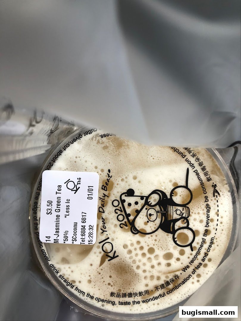 KOI Thé: Refreshing Jasmine Green Tea Delight!