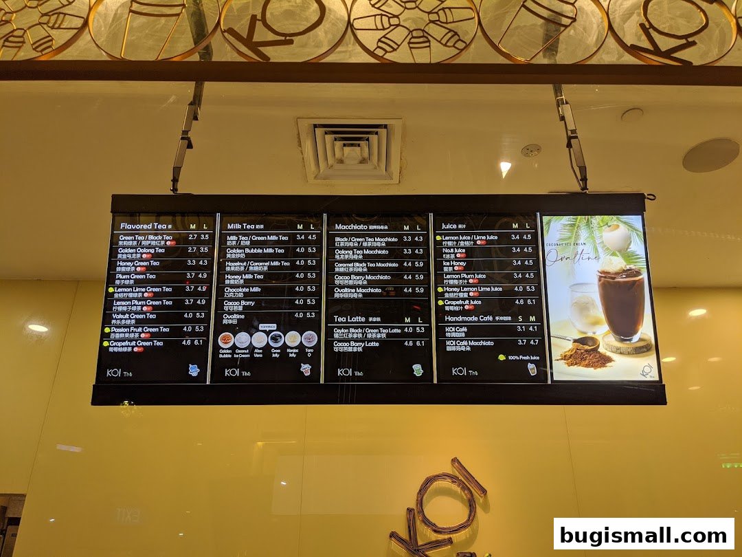 KOI Thé Menu: Delicious Teas & Refreshing Drinks