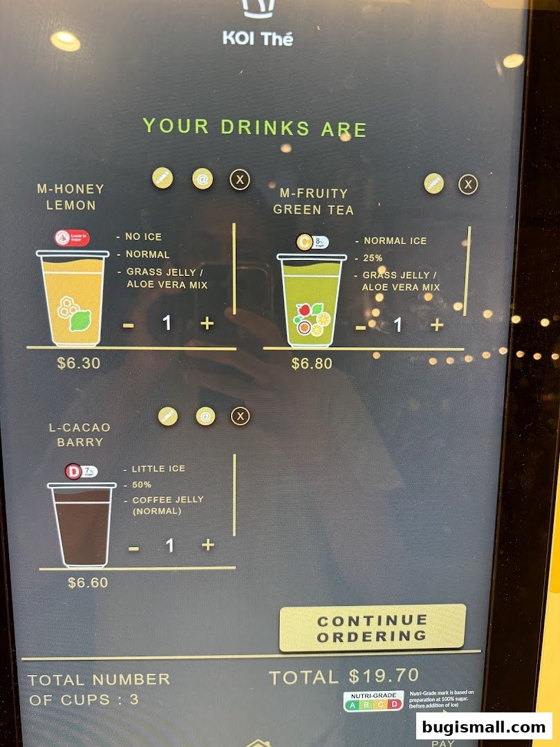 KOI Thé: Customize Your Perfect Drink!