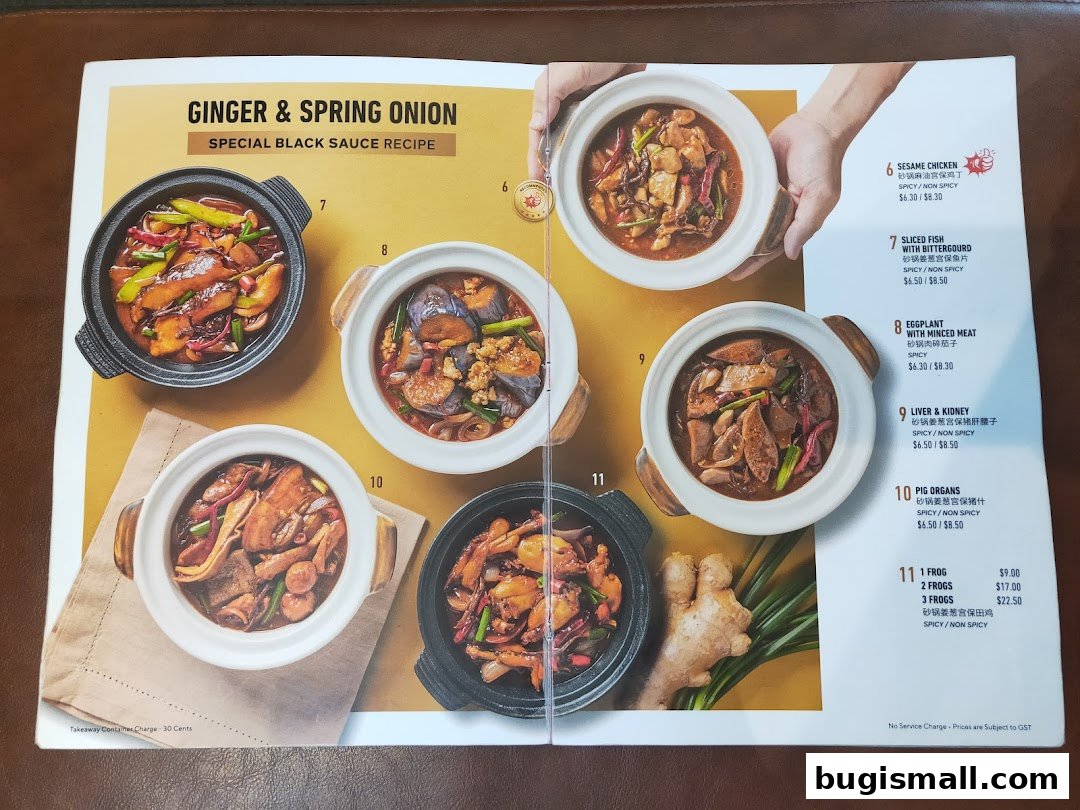 Authentic Claypot Delights: Ginger & Spring Onion