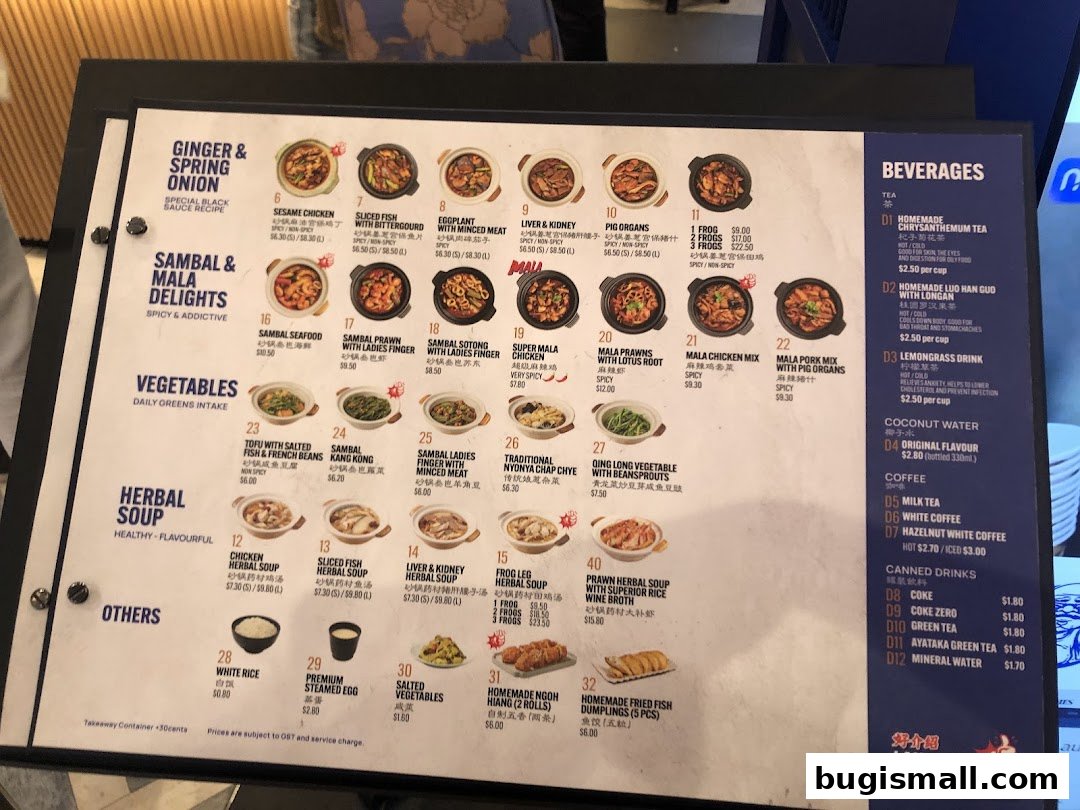 Authentic Claypot Delights & Refreshing Beverages Menu