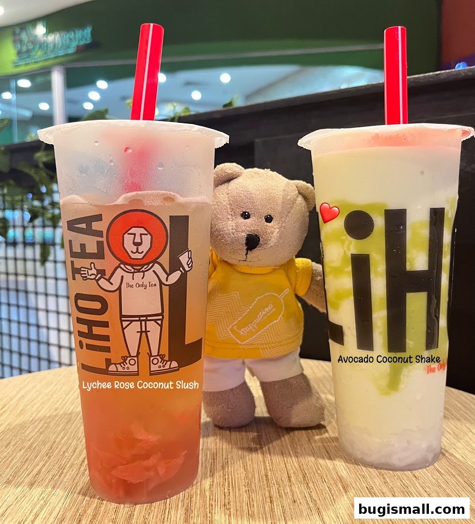 Refreshing LiHO TEA Drinks & Adorable Teddy Bear!