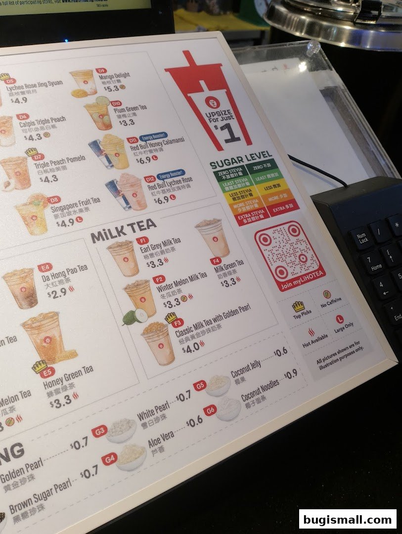 LiHO TEA Menu: Delicious Drinks & Sweet Toppings