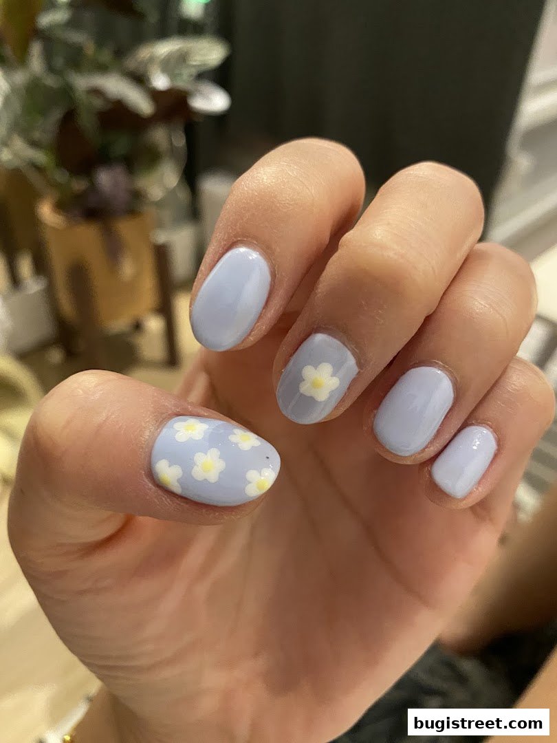 Charming Floral Nails by Lily Nails Salon