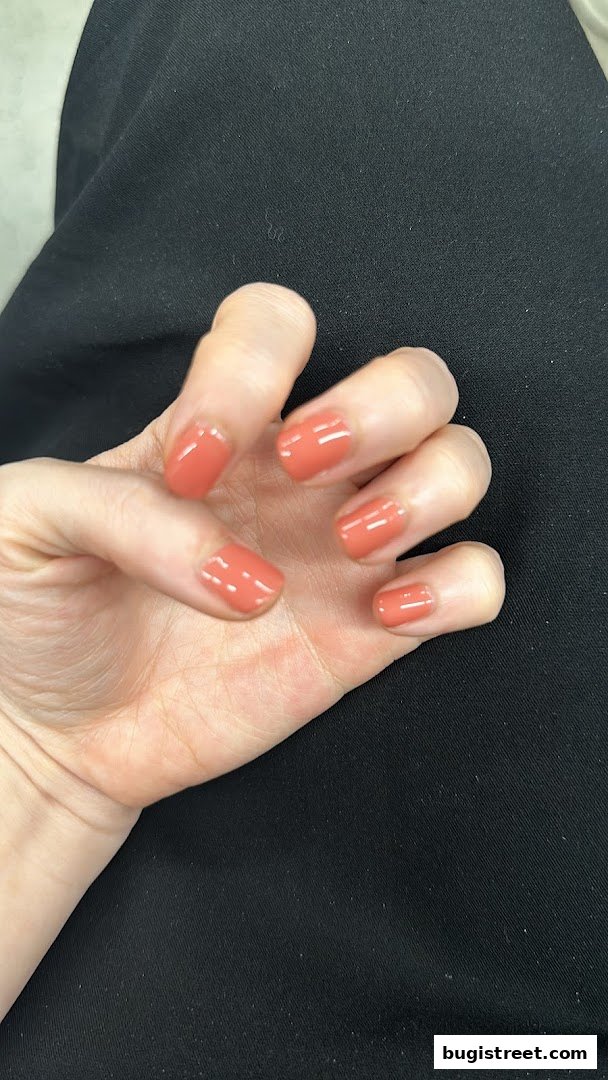 Stunning Coral Nails at Lily Nails Salon