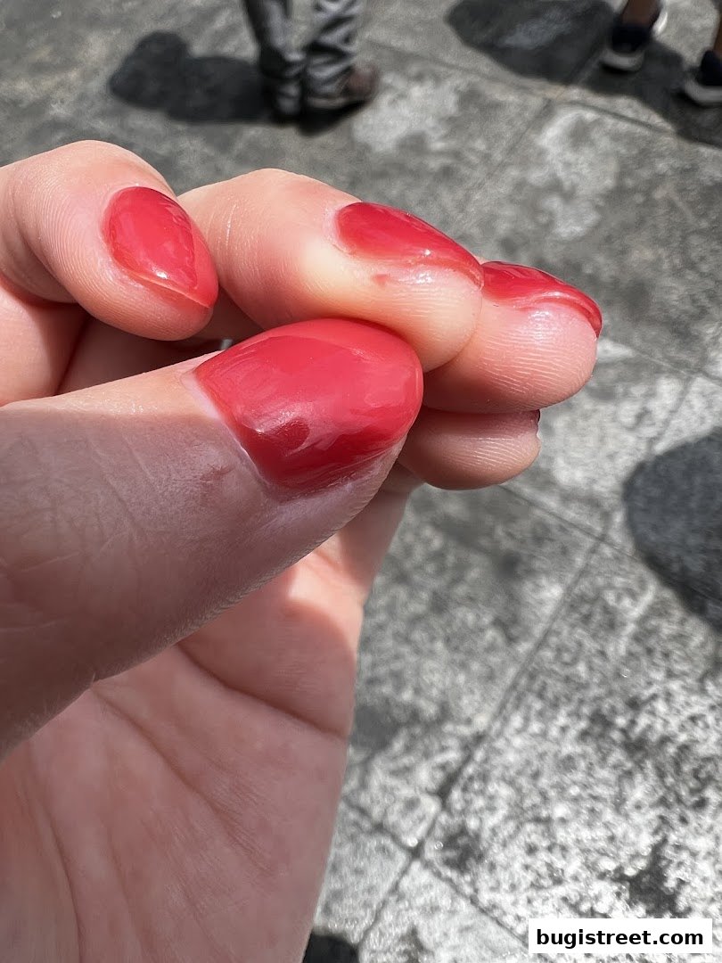 Stunning Red Nails by Lily Nails Salon