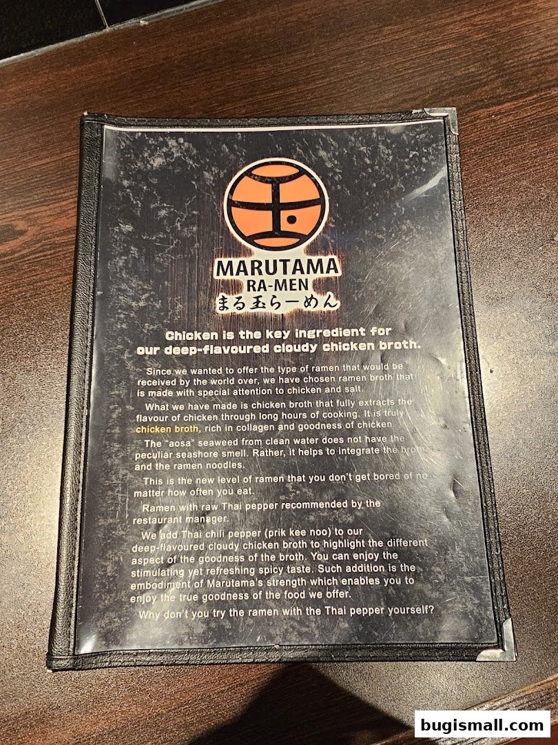 Marutama Ramen: Taste Our Signature Chicken Broth!