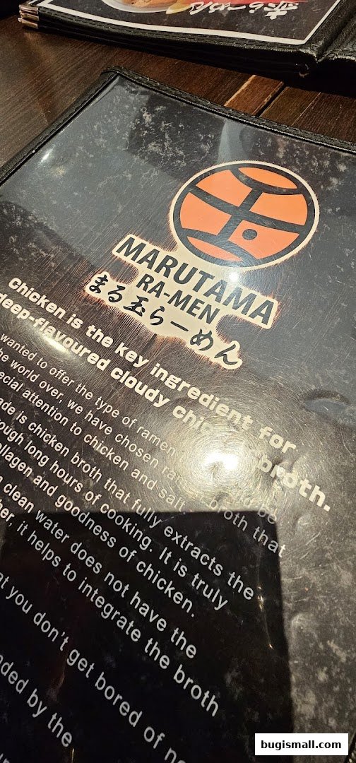 Marutama Ramen: Savory Chicken Broth Delights
