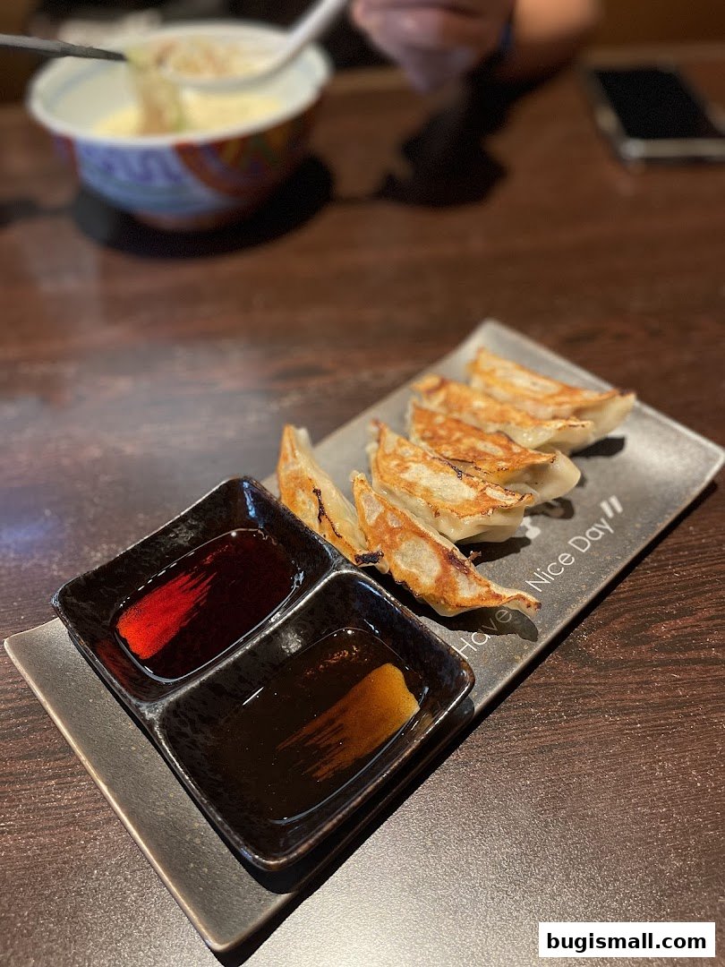 Delicious Gyoza and Ramen at Marutama Ramen Bugis