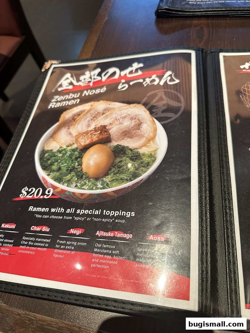 Marutama Ramen: Savor the Zenbu Nose Ramen Experience!