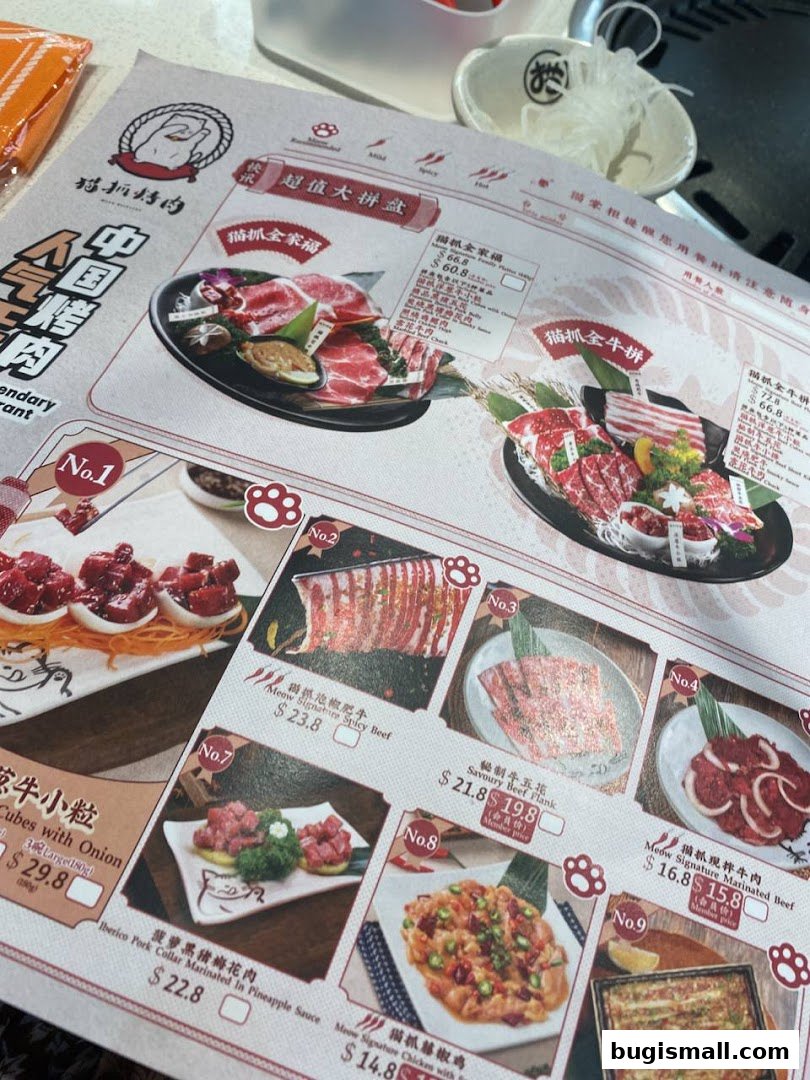 Meow Barbecue Menu: Delicious Meat Platters & More!