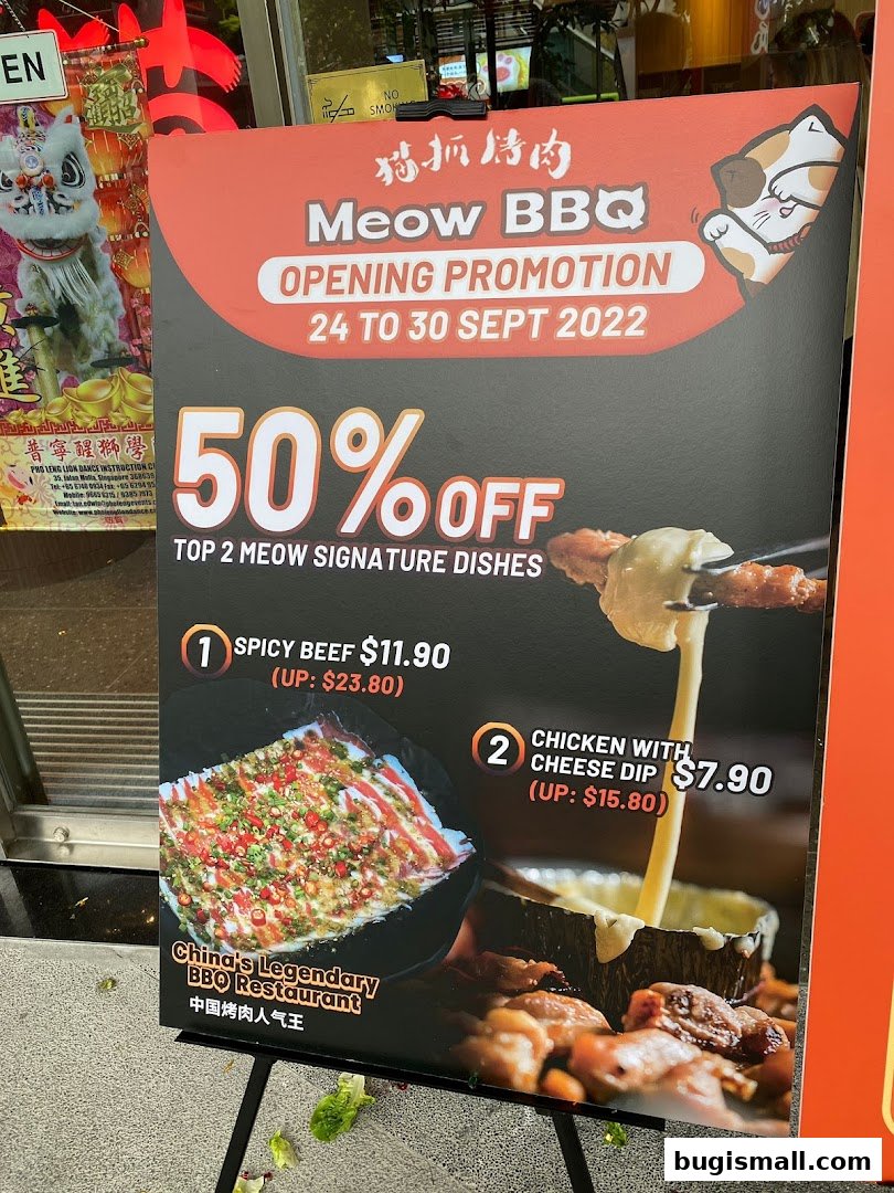 Meow BBQ: 50% Off Opening Promotion!
