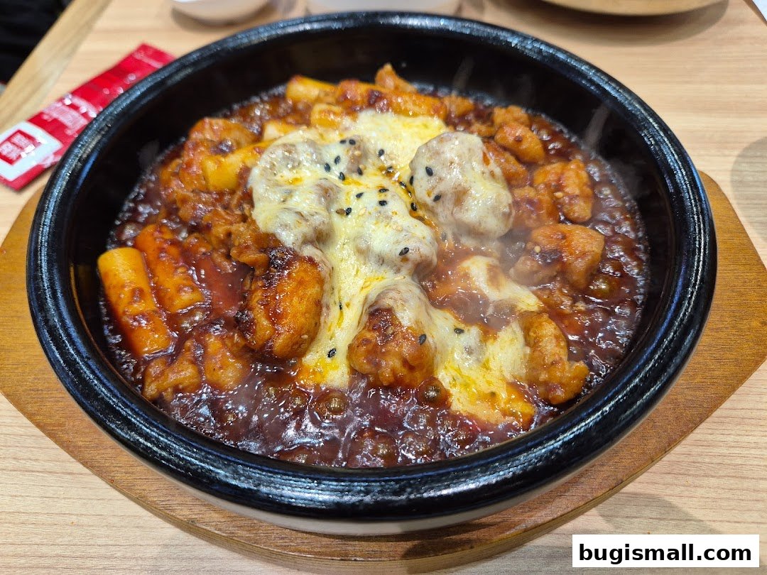 Delicious Korean Fried Chicken and Tteokbokki