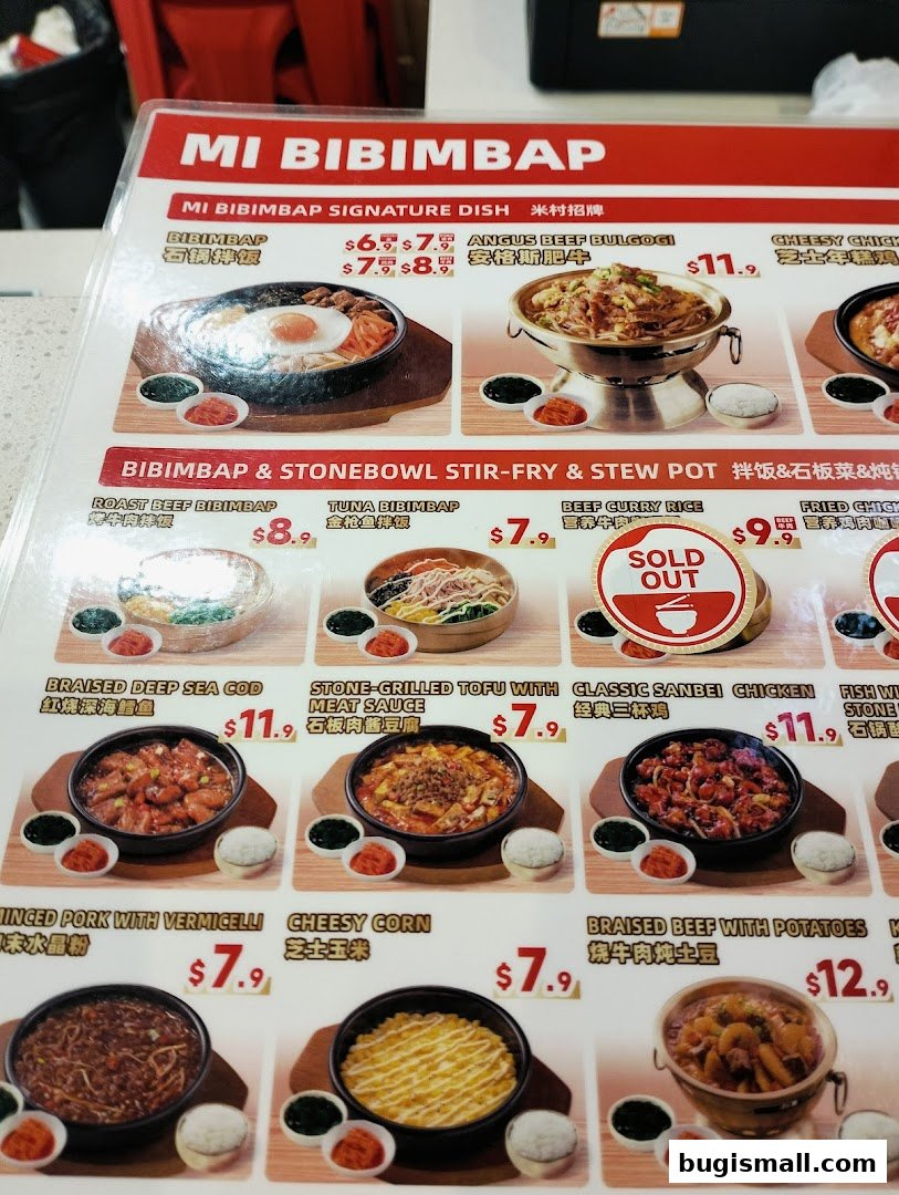 Taste Korea: Mi Bibimbap Menu Highlights