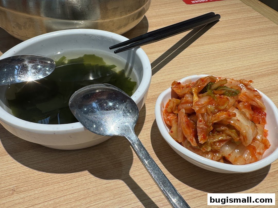 Authentic Korean Flavors: Kimchi & Seaweed Soup