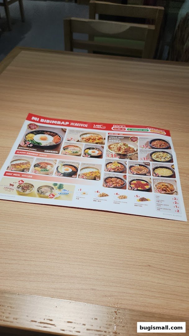 Mi Bibimbap Menu: Delicious Korean Bibimbap!