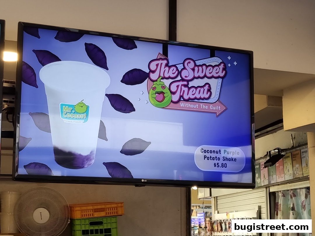Mr. Coconut's Sweet Purple Potato Shake!