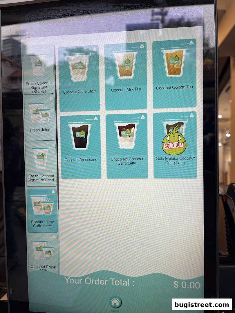 Mr. Coconut Menu: Refreshing Coconut Drinks!