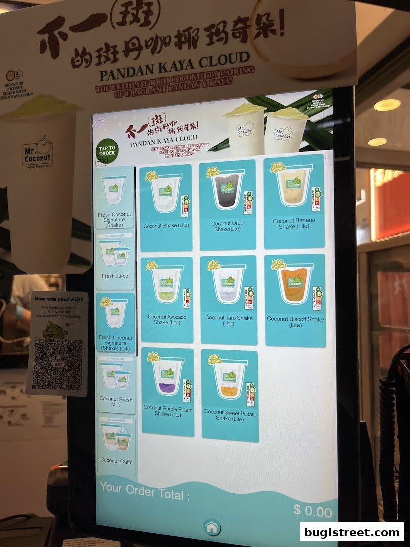 Mr. Coconut: Delicious Coconut Shakes Menu