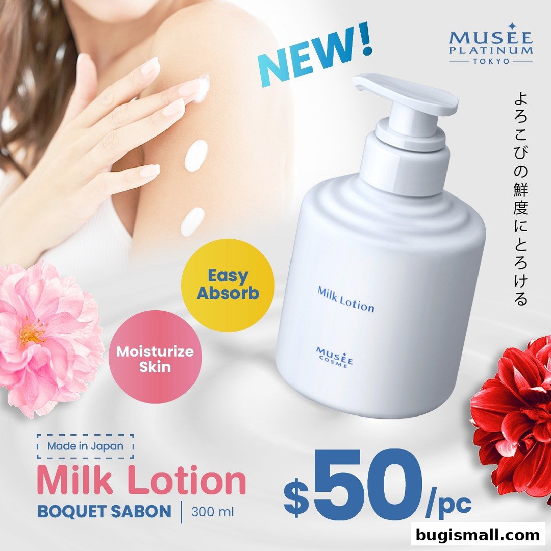 Musee Platinum Tokyo Milk Lotion: New & Moisturizing!