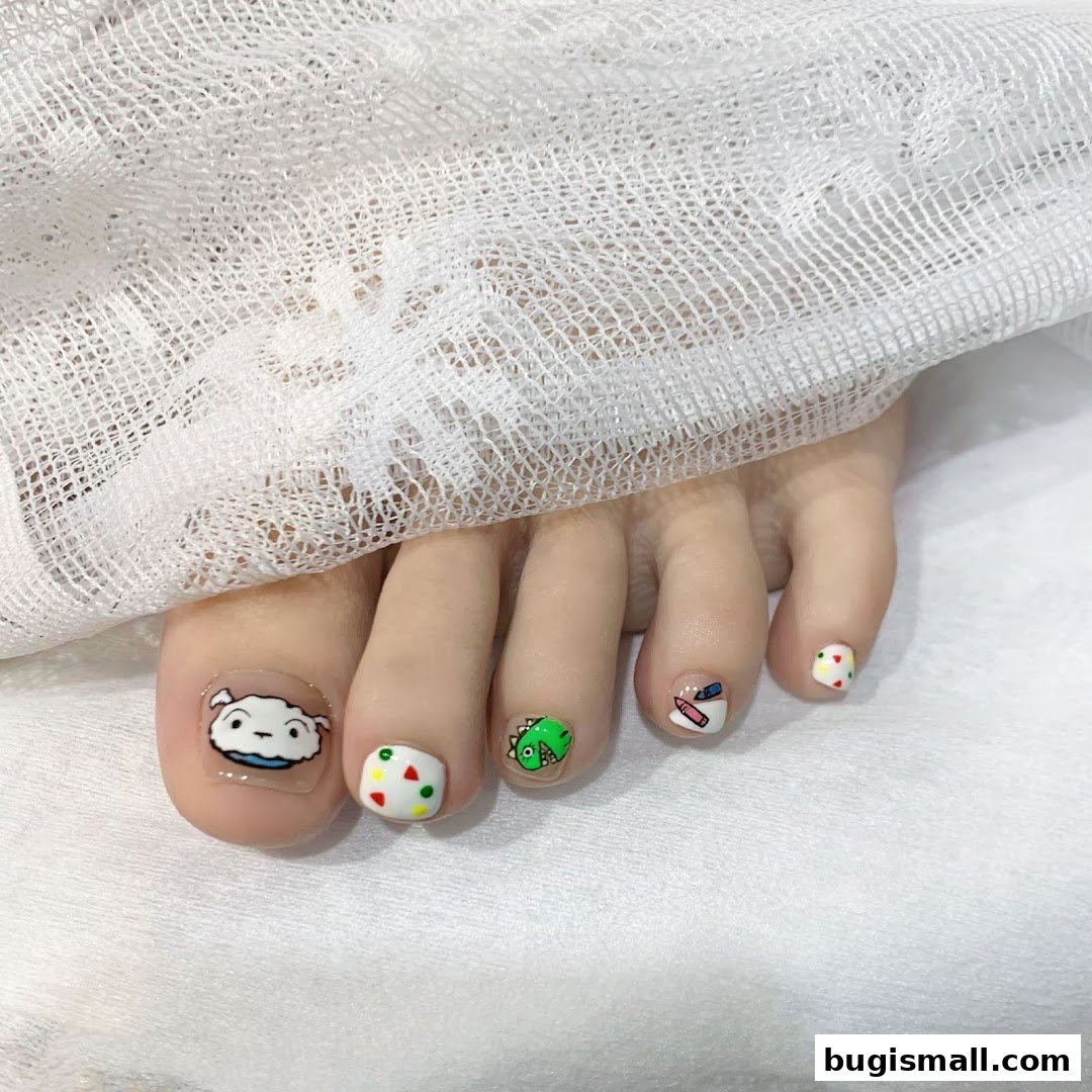 Adorable Cartoon Nail Art at Nail Palace
