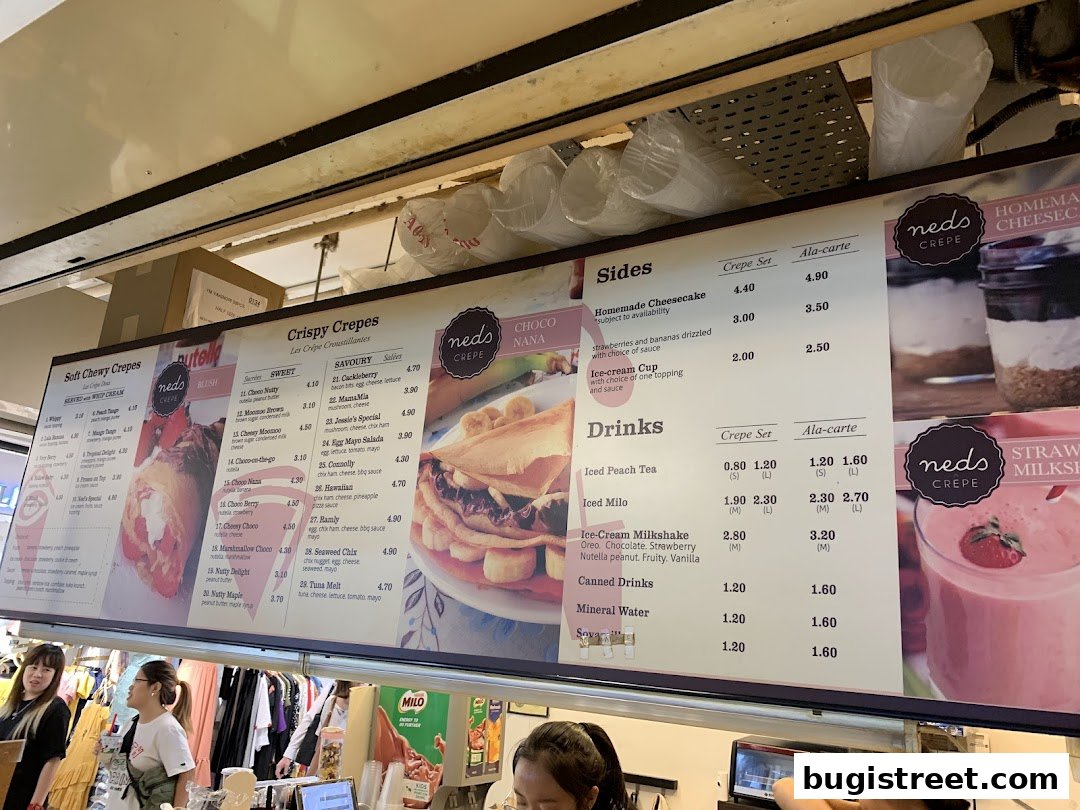 Neds Crepes & Coffee: Delicious Crepes, Sides & Drinks Menu