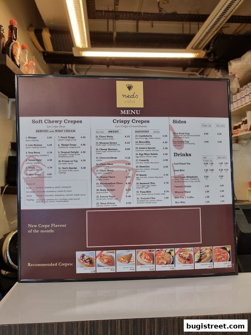 Neds Crepes & Coffee: Delicious Crepes and Drinks Menu