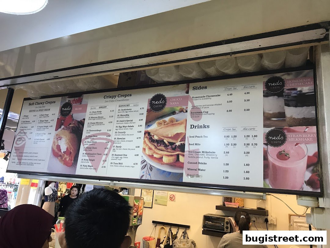 Neds Crepes & Coffee: Delicious Crepes, Sides, and Drinks Menu