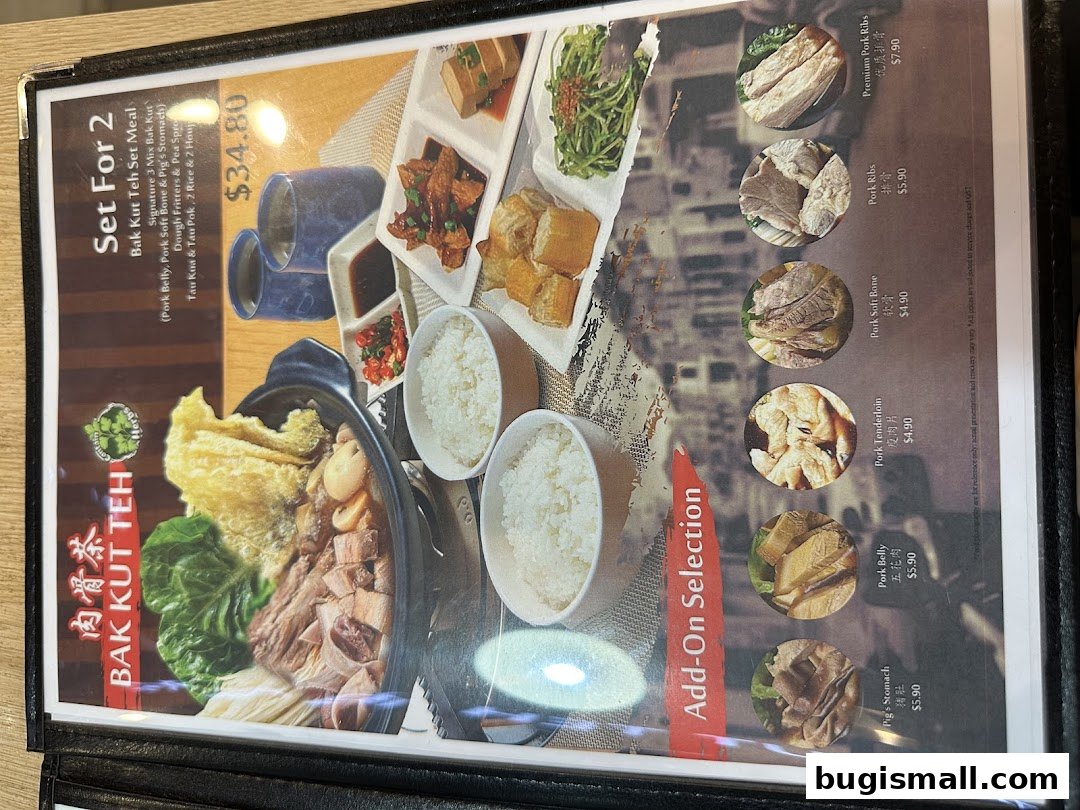 Authentic Bak Kut Teh Menu - Delicious Pork Delights!