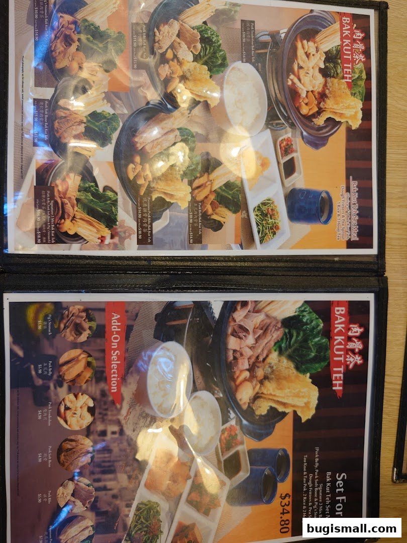Savor Authentic Bak Kut Teh: Menu Highlights