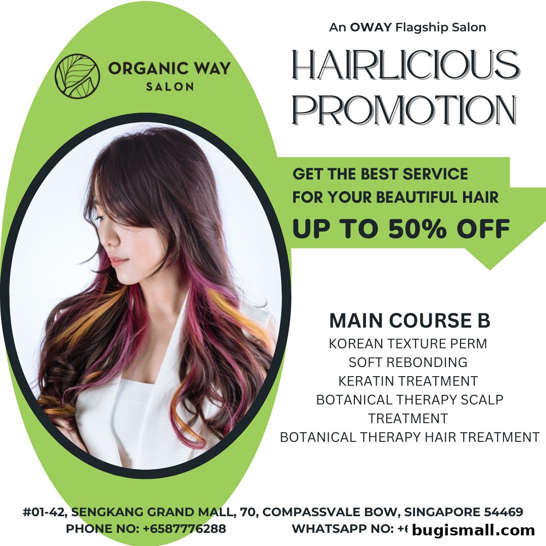 Organic Way Salon Bugis Plus