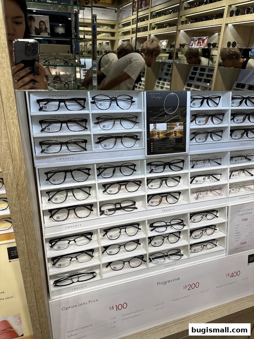 Stylish Eyewear & Lens Options at OWNDAYS Bugis