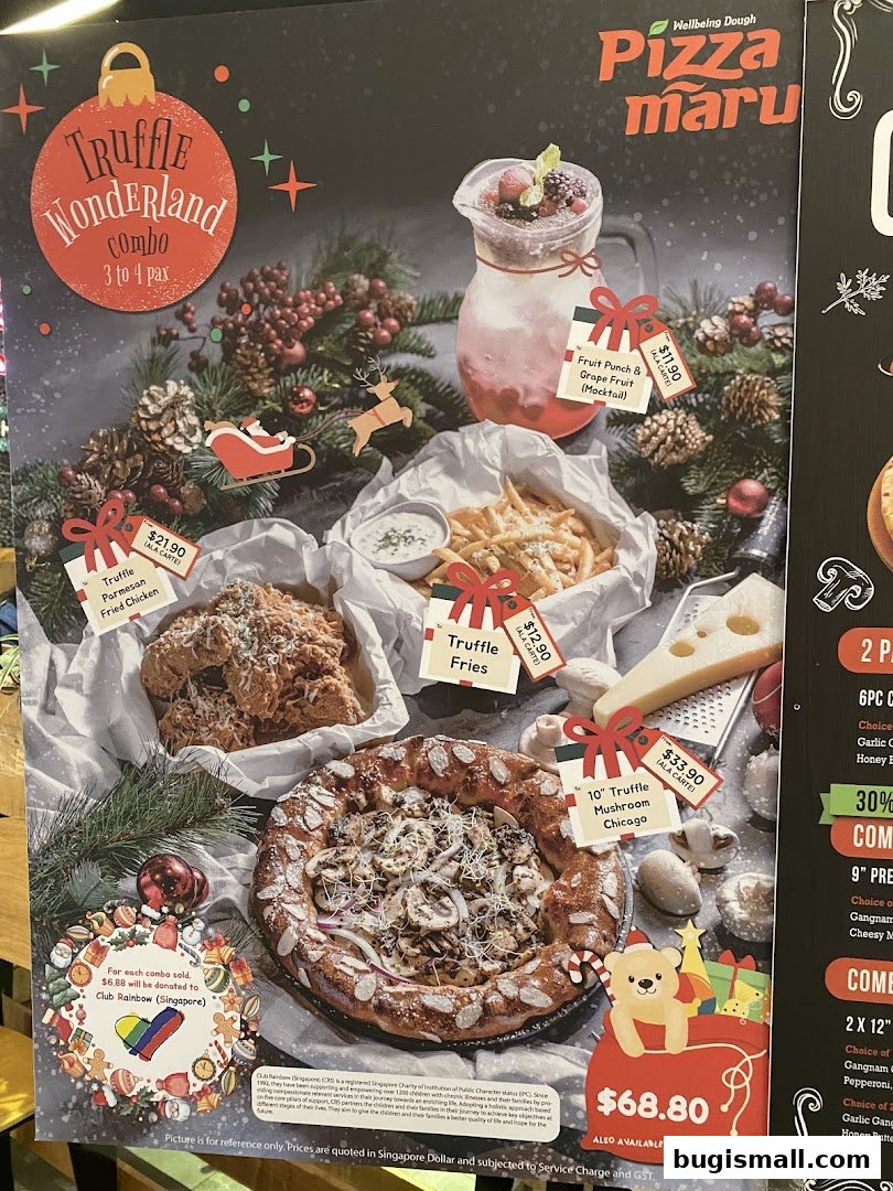 Pizza Maru's Festive Truffle Wonderland Combo!