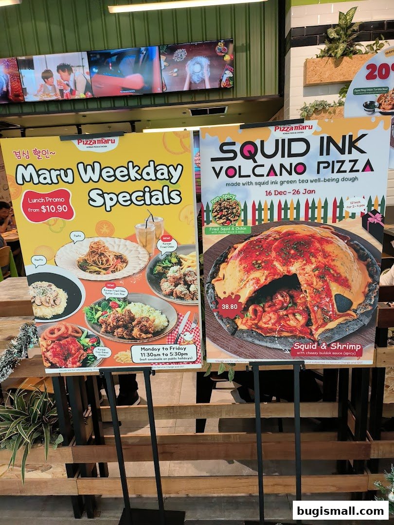 Pizza Maru: Delicious Weekday Specials & Volcano Pizza!
