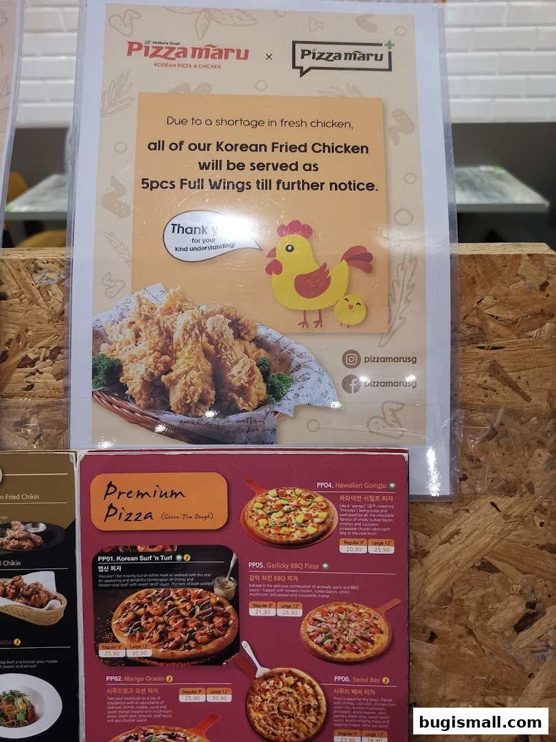 Pizza Maru Bugis: Delicious Korean Pizzas & Fried Chicken