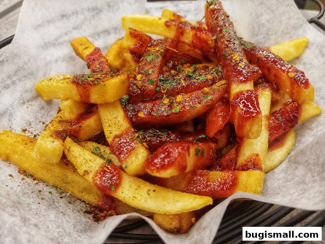Deliciously Sauced Fries from Pizza Maru Bugis!