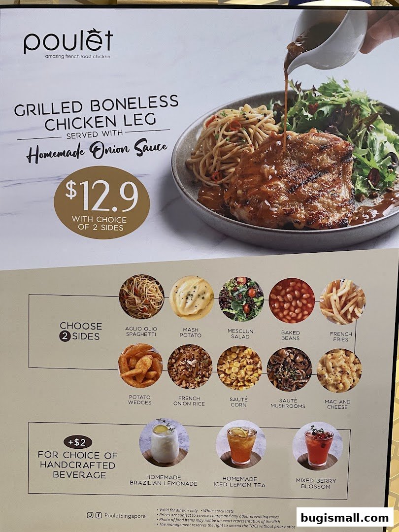 Poulet's Signature Grilled Chicken Leg Meal